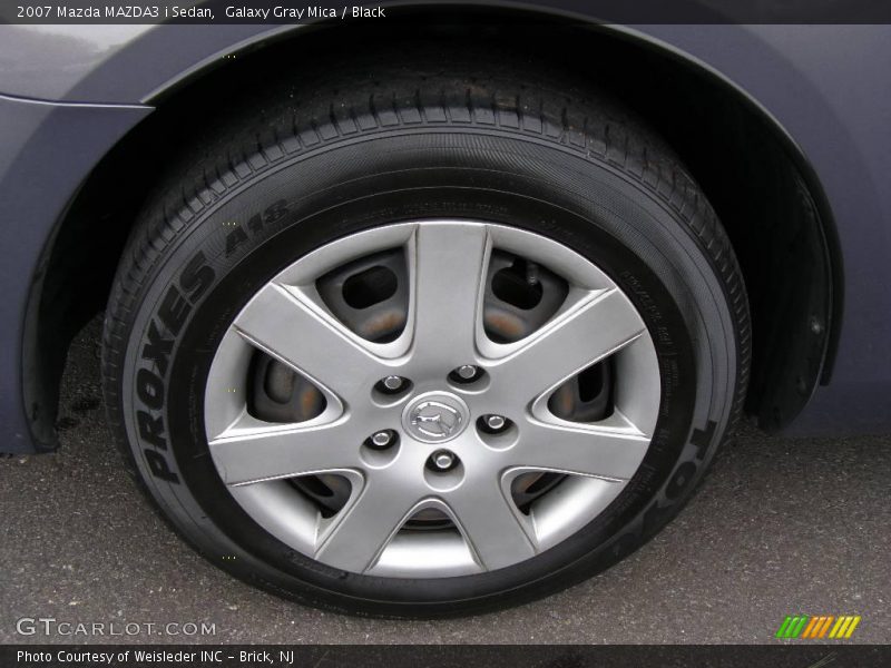 Galaxy Gray Mica / Black 2007 Mazda MAZDA3 i Sedan