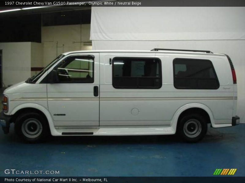 Olympic White / Neutral Beige 1997 Chevrolet Chevy Van G1500 Passenger