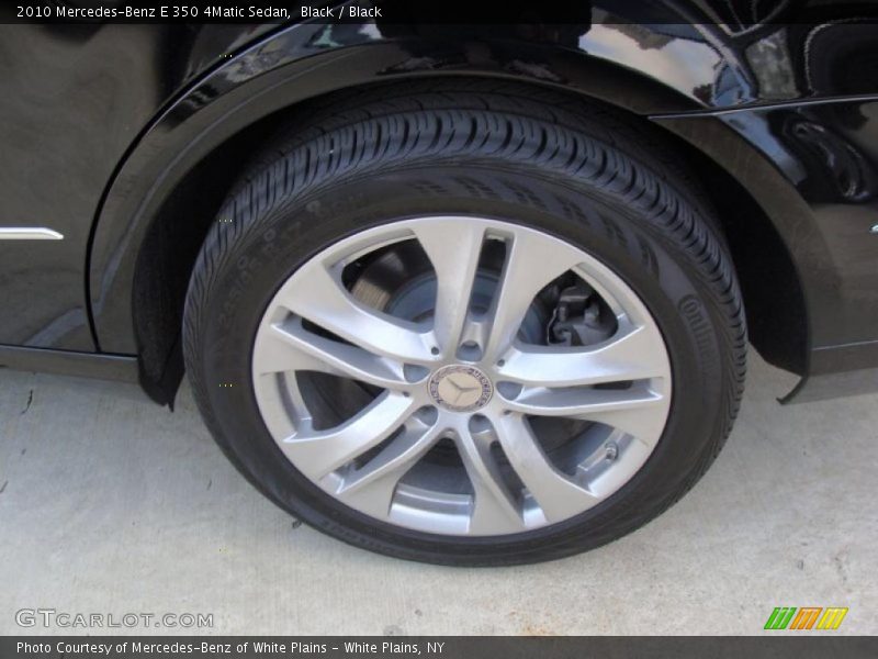 Black / Black 2010 Mercedes-Benz E 350 4Matic Sedan