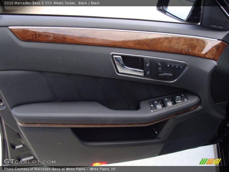 Black / Black 2010 Mercedes-Benz E 350 4Matic Sedan
