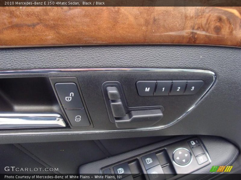 Black / Black 2010 Mercedes-Benz E 350 4Matic Sedan