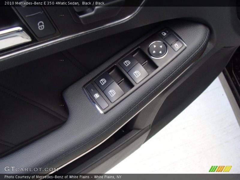 Black / Black 2010 Mercedes-Benz E 350 4Matic Sedan
