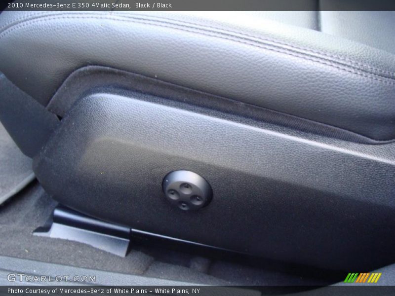 Black / Black 2010 Mercedes-Benz E 350 4Matic Sedan
