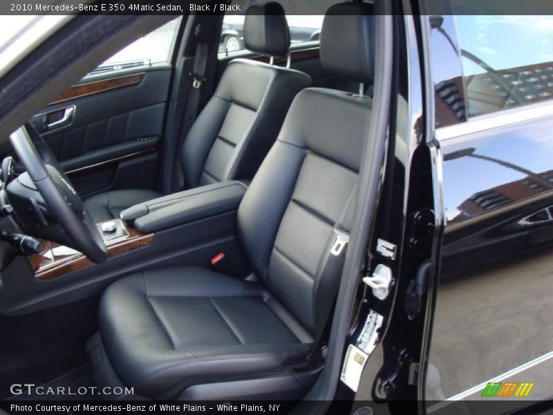 Black / Black 2010 Mercedes-Benz E 350 4Matic Sedan