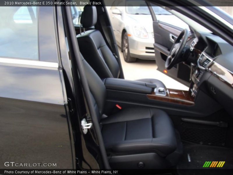 Black / Black 2010 Mercedes-Benz E 350 4Matic Sedan