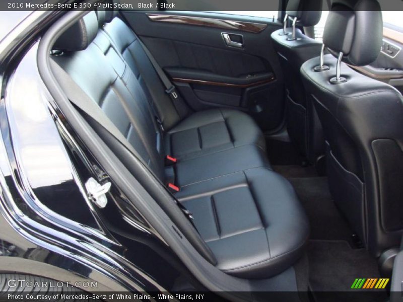 Black / Black 2010 Mercedes-Benz E 350 4Matic Sedan