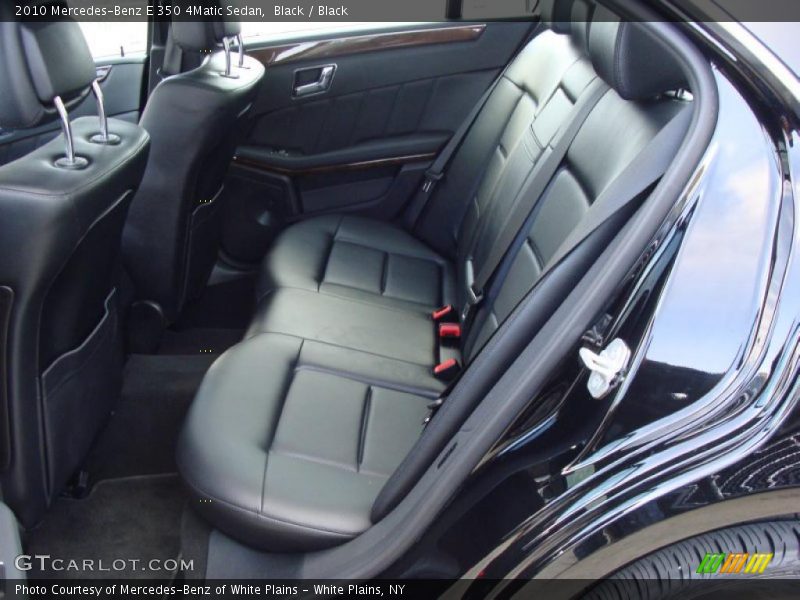 Black / Black 2010 Mercedes-Benz E 350 4Matic Sedan