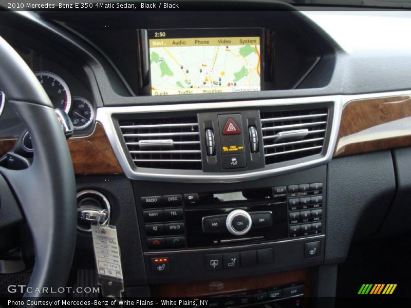 Black / Black 2010 Mercedes-Benz E 350 4Matic Sedan