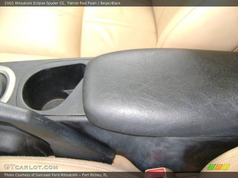 Patriot Red Pearl / Beige/Black 2002 Mitsubishi Eclipse Spyder GS