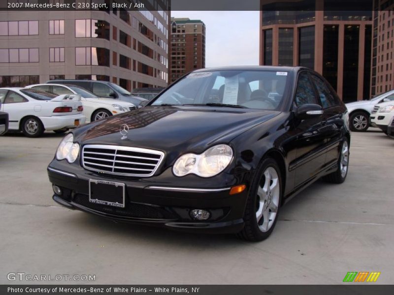 Black / Ash 2007 Mercedes-Benz C 230 Sport