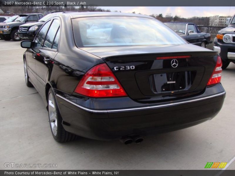 Black / Ash 2007 Mercedes-Benz C 230 Sport