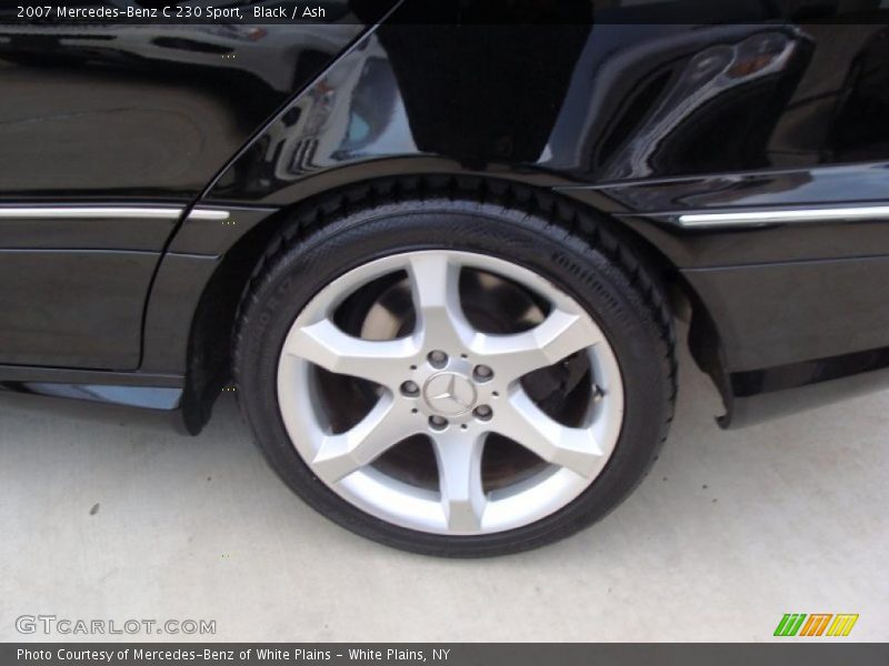 Black / Ash 2007 Mercedes-Benz C 230 Sport