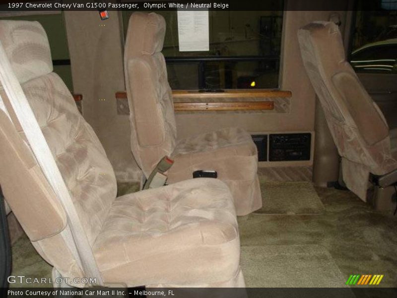 Olympic White / Neutral Beige 1997 Chevrolet Chevy Van G1500 Passenger
