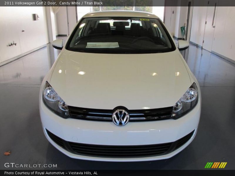 Candy White / Titan Black 2011 Volkswagen Golf 2 Door