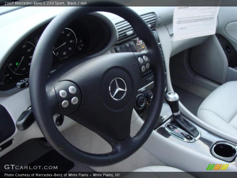 Black / Ash 2007 Mercedes-Benz C 230 Sport