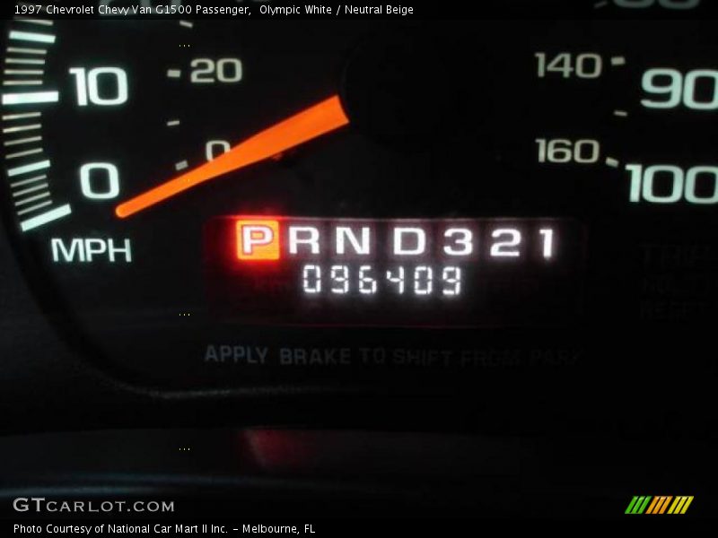 Olympic White / Neutral Beige 1997 Chevrolet Chevy Van G1500 Passenger