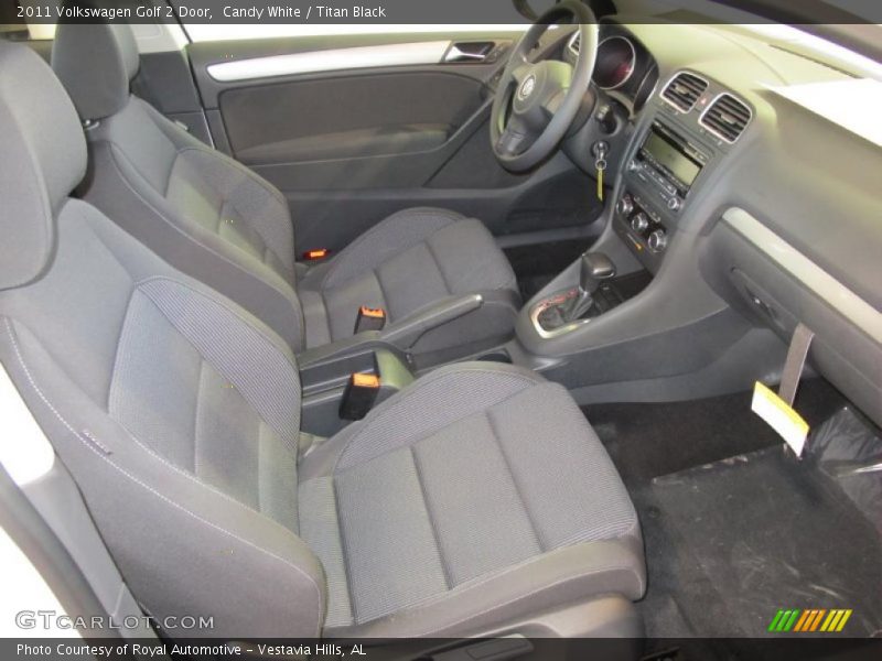  2011 Golf 2 Door Titan Black Interior