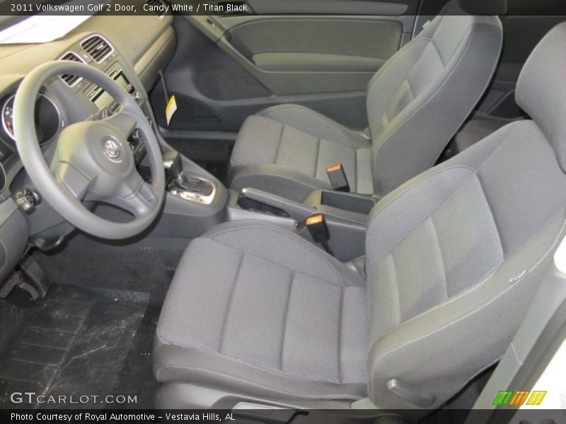  2011 Golf 2 Door Titan Black Interior
