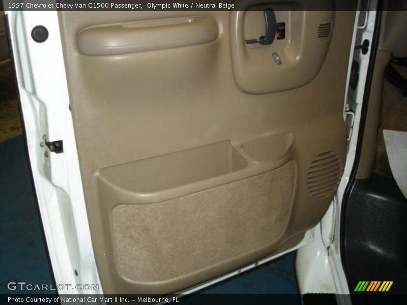 Olympic White / Neutral Beige 1997 Chevrolet Chevy Van G1500 Passenger