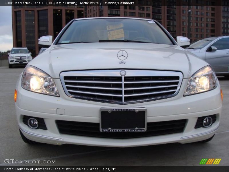 Arctic White / Savanna/Cashmere 2008 Mercedes-Benz C 300 4Matic Luxury