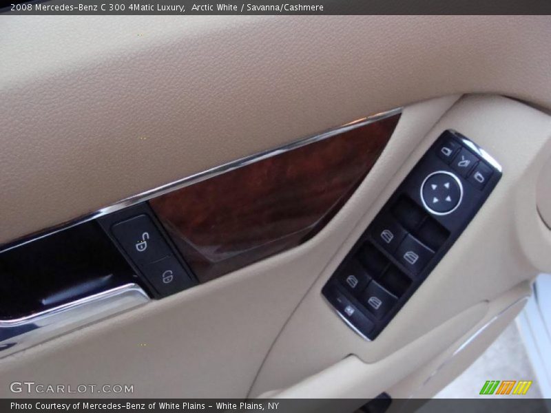 Arctic White / Savanna/Cashmere 2008 Mercedes-Benz C 300 4Matic Luxury