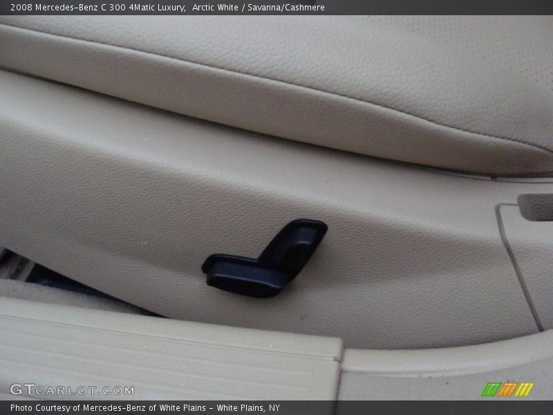 Arctic White / Savanna/Cashmere 2008 Mercedes-Benz C 300 4Matic Luxury