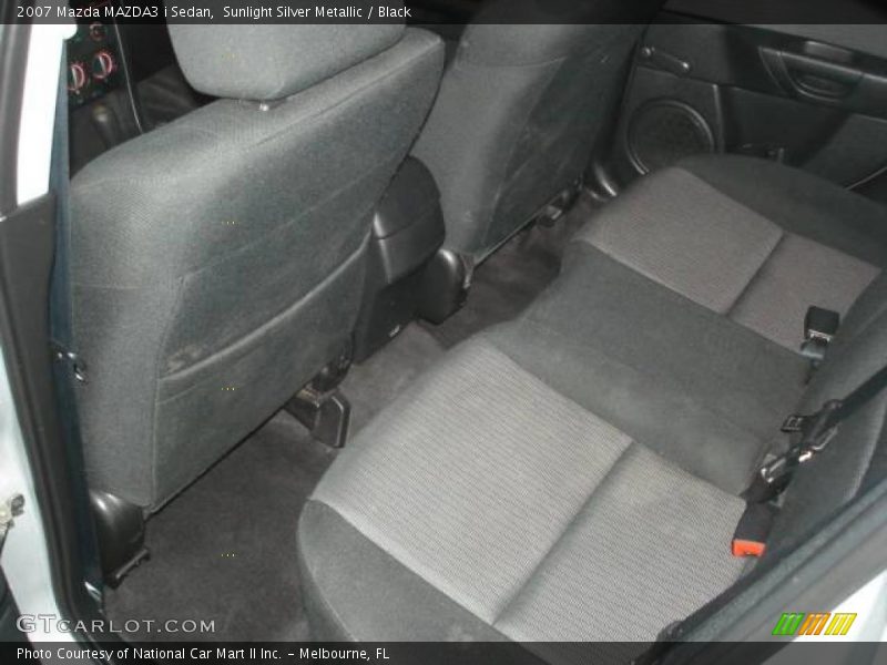 Sunlight Silver Metallic / Black 2007 Mazda MAZDA3 i Sedan