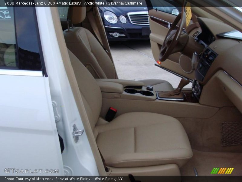 Arctic White / Savanna/Cashmere 2008 Mercedes-Benz C 300 4Matic Luxury