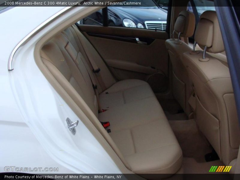 Arctic White / Savanna/Cashmere 2008 Mercedes-Benz C 300 4Matic Luxury