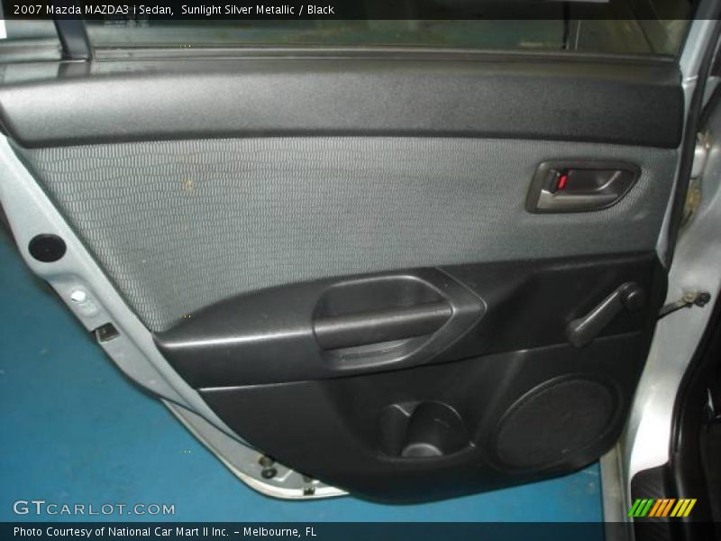 Sunlight Silver Metallic / Black 2007 Mazda MAZDA3 i Sedan