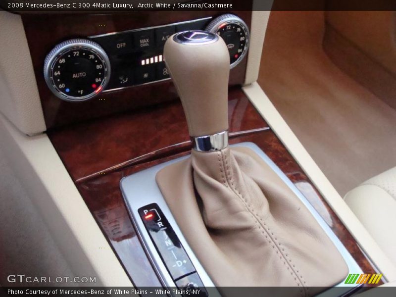 Arctic White / Savanna/Cashmere 2008 Mercedes-Benz C 300 4Matic Luxury