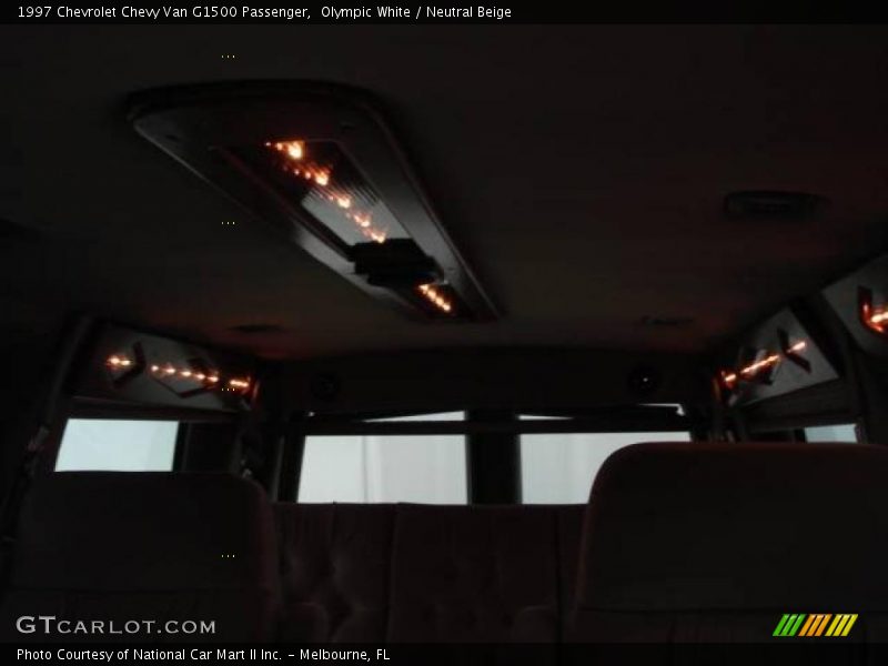 Olympic White / Neutral Beige 1997 Chevrolet Chevy Van G1500 Passenger