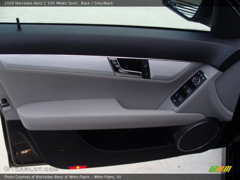 Black / Grey/Black 2008 Mercedes-Benz C 300 4Matic Sport