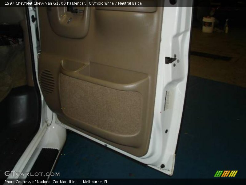 Olympic White / Neutral Beige 1997 Chevrolet Chevy Van G1500 Passenger
