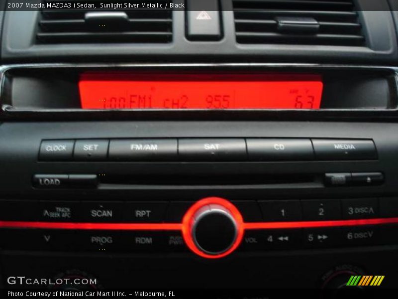 Sunlight Silver Metallic / Black 2007 Mazda MAZDA3 i Sedan