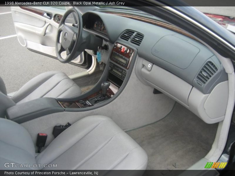 Black Opal Metallic / Ash Grey 1998 Mercedes-Benz CLK 320 Coupe