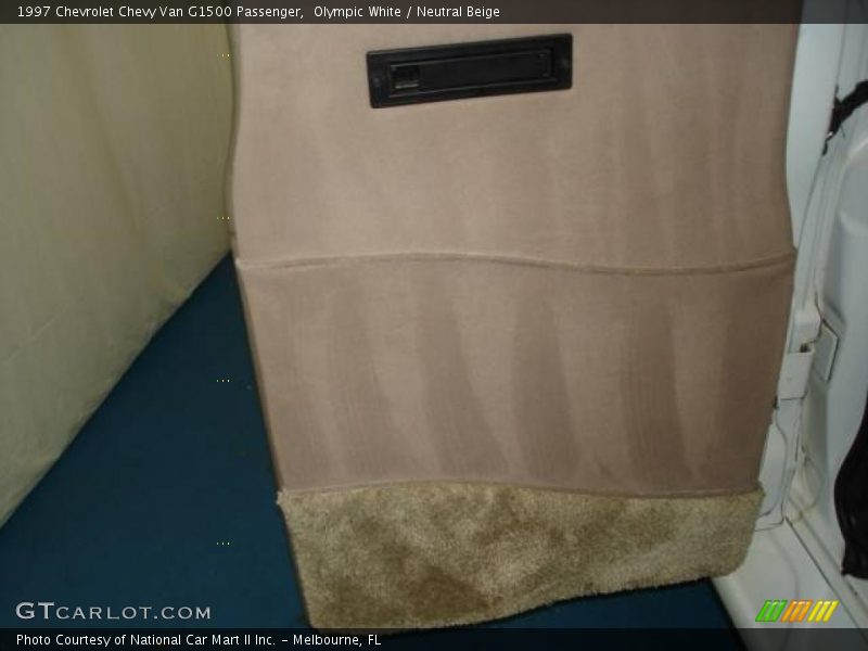 Olympic White / Neutral Beige 1997 Chevrolet Chevy Van G1500 Passenger