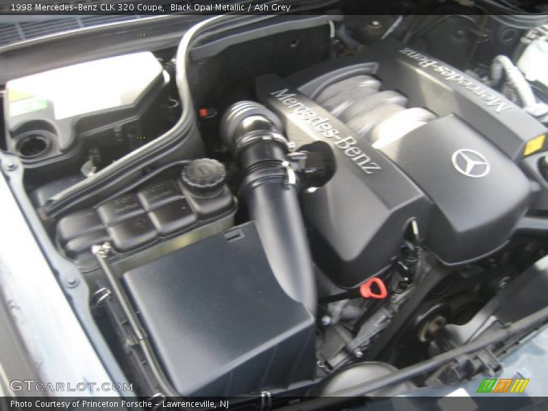 Black Opal Metallic / Ash Grey 1998 Mercedes-Benz CLK 320 Coupe