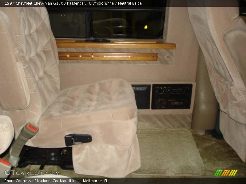 Olympic White / Neutral Beige 1997 Chevrolet Chevy Van G1500 Passenger