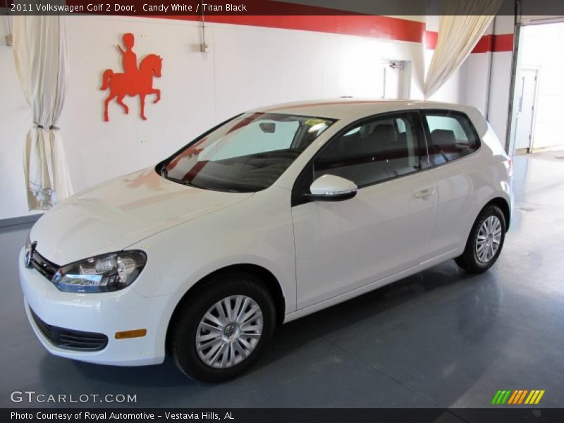 Candy White / Titan Black 2011 Volkswagen Golf 2 Door