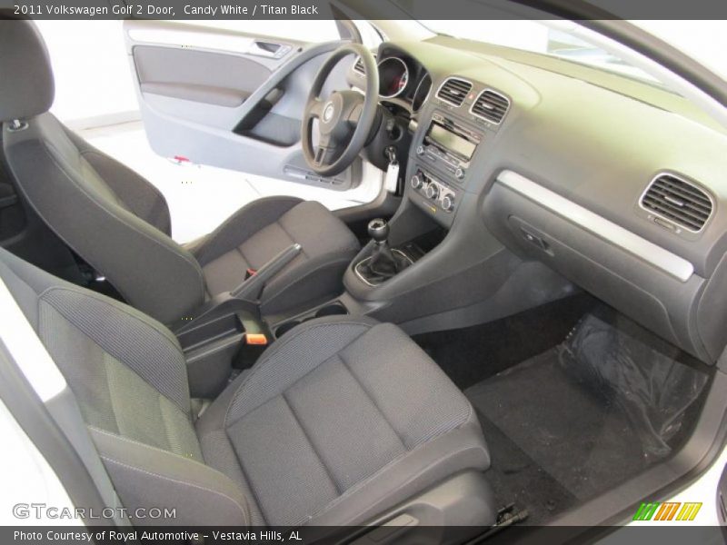  2011 Golf 2 Door Titan Black Interior