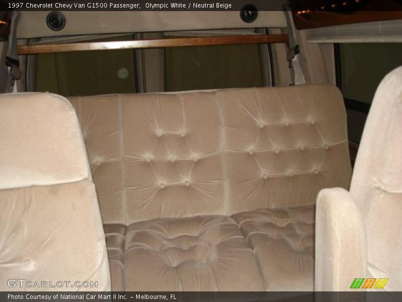Olympic White / Neutral Beige 1997 Chevrolet Chevy Van G1500 Passenger