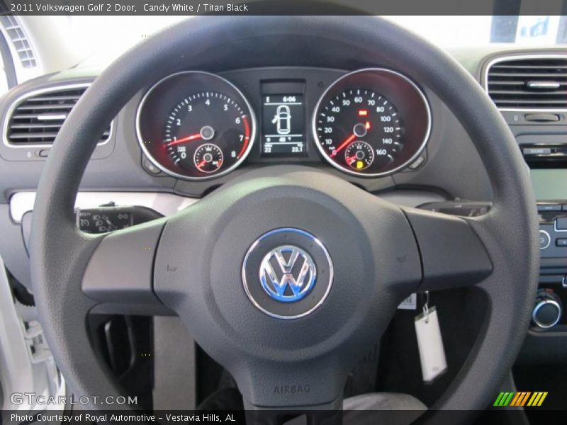  2011 Golf 2 Door Steering Wheel