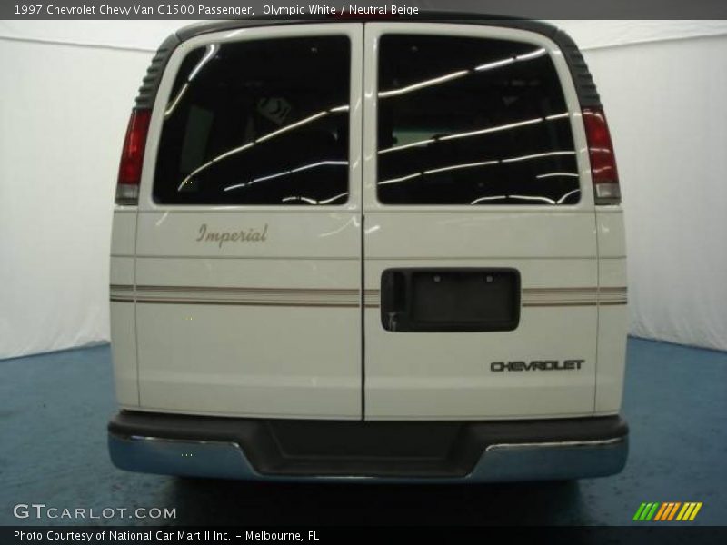 Olympic White / Neutral Beige 1997 Chevrolet Chevy Van G1500 Passenger
