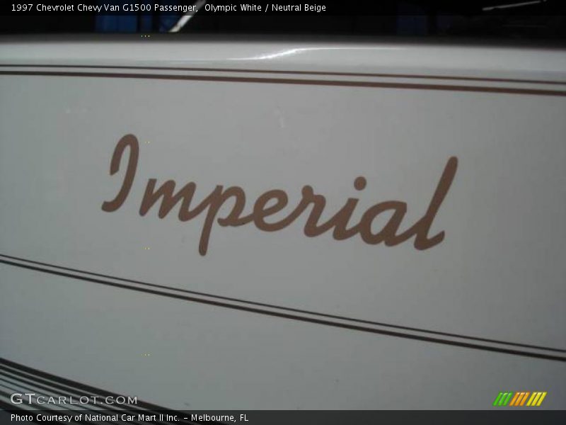Olympic White / Neutral Beige 1997 Chevrolet Chevy Van G1500 Passenger