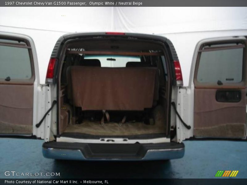 Olympic White / Neutral Beige 1997 Chevrolet Chevy Van G1500 Passenger