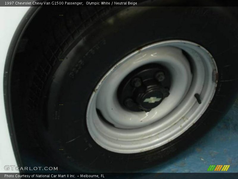 Olympic White / Neutral Beige 1997 Chevrolet Chevy Van G1500 Passenger