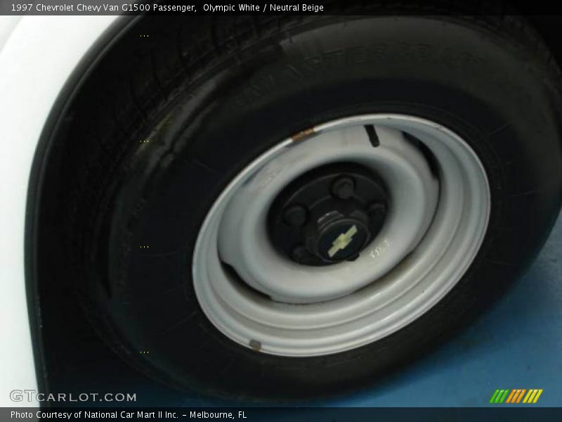 Olympic White / Neutral Beige 1997 Chevrolet Chevy Van G1500 Passenger