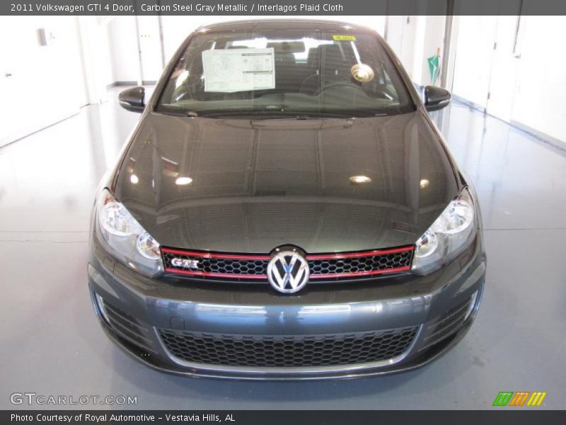 Carbon Steel Gray Metallic / Interlagos Plaid Cloth 2011 Volkswagen GTI 4 Door
