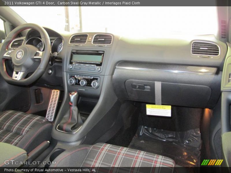  2011 GTI 4 Door Interlagos Plaid Cloth Interior